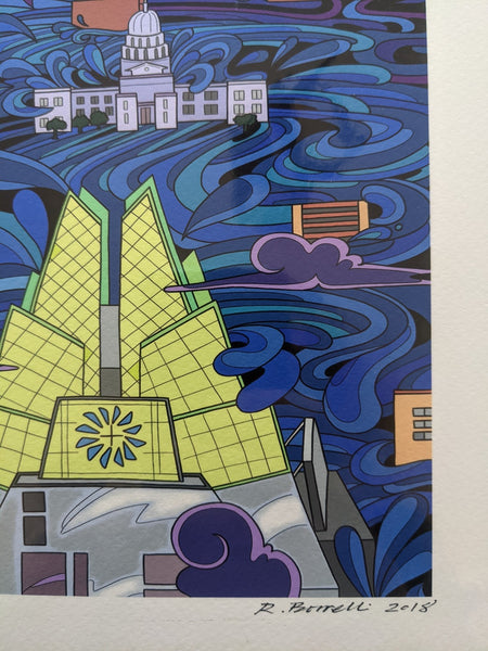 Signed Print - The Frost Tower - Borrelli Illustrations