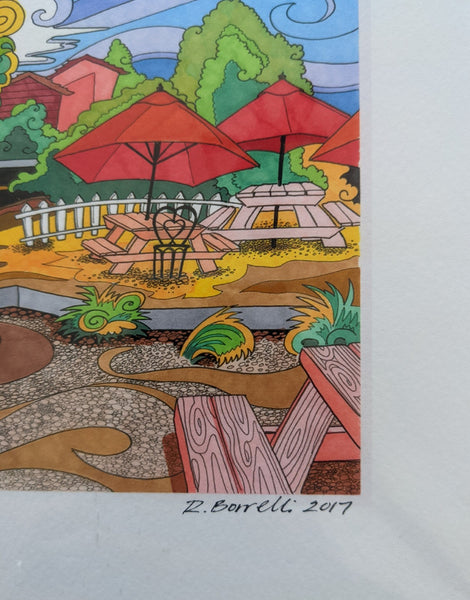 Signed Print - Cenote - Borrelli Illustrations