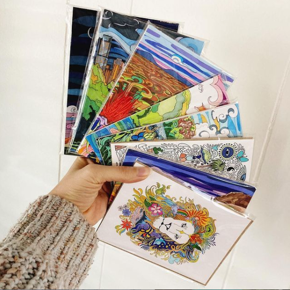 Leo-season-4x6-art-print-by-becca-borrelli